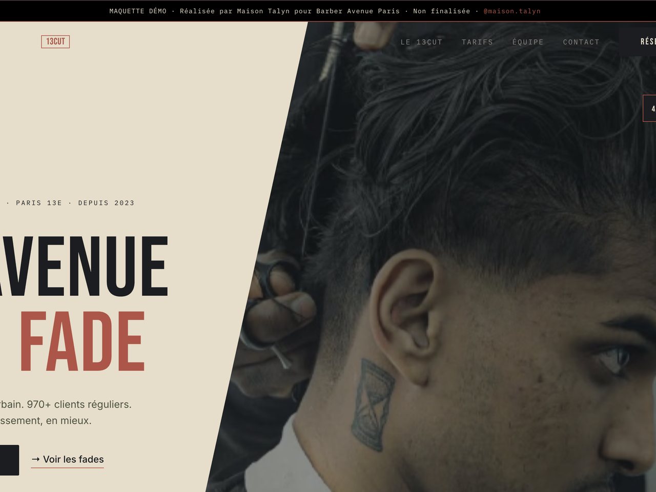 Site Barber Avenue par Maison Talyn