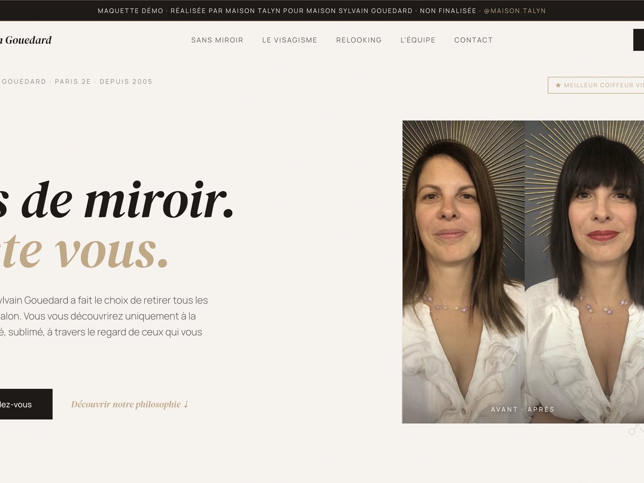 Site Maison Sylvain Gouedard par Maison Talyn